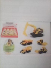 DIE CAST MINI CONSTRUCTION VEHICLES  SET OF FIVE 