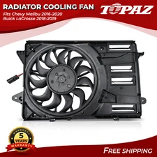 Radiator Cooling Fan Assembly Fits Chevy Malibu 2016-20 Buick LaCrosse 2018-19