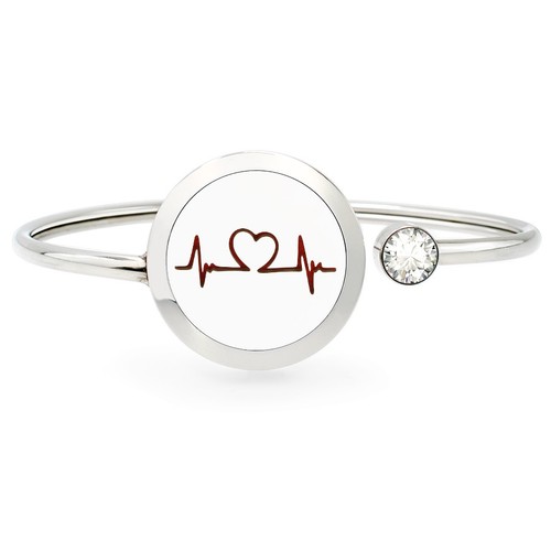 25mm  Rotatable Perfume Bangle Bracelet  Diffuser Essential Aromatherapy Locket - Picture 100 of 209