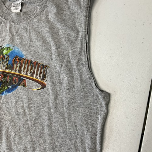 Vintage Universal Studios Tank Top Shirt Florida 90s Graphic Youth Kids Sz XL - Picture 4 of 6