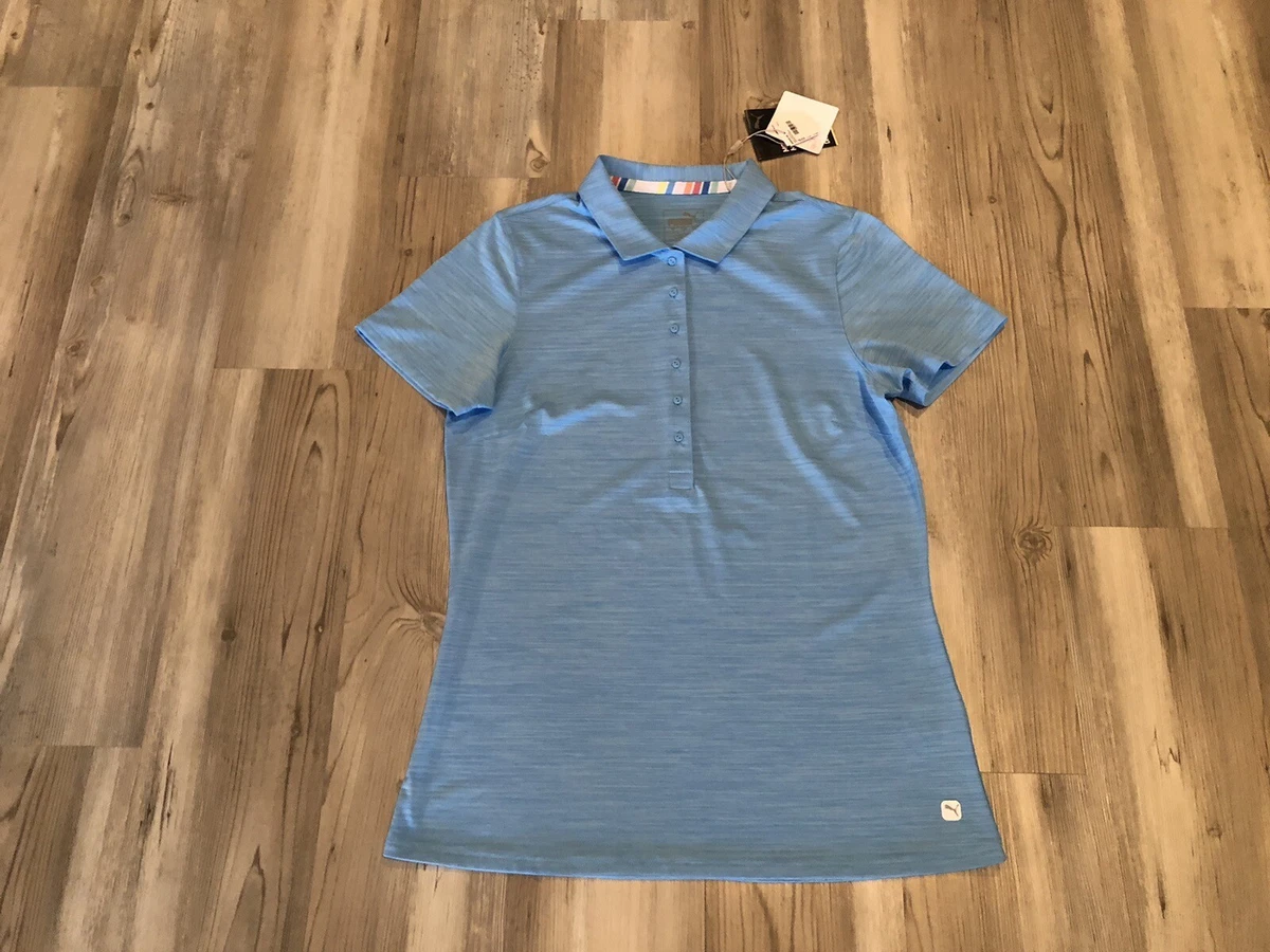 Puma blue cheap golf shirt