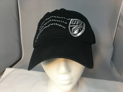 CAP HAT UNITED FOOTBALL LEAGUE OFFICIAL MERCHANDISE BLACK SILVER NEW W/ TAGS 
