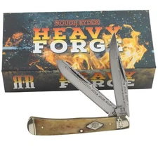 Rough Ryder Heavy Forge Trapper Folding Pocket Knife RR1976 Carbon Steel