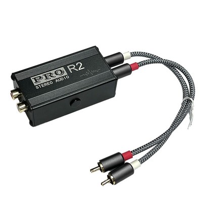 2x (ground loop audio isolator audio signal noise reducer for PC T8F3) 2086