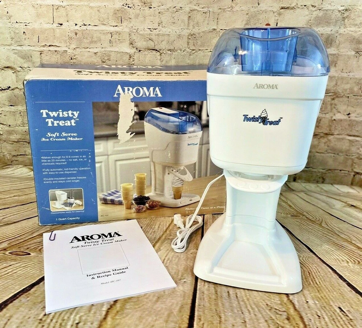 Soft Serve Ice Cream Machine Fully Automatic Mini Ice Cream Maker