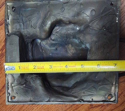 RBF 8LB Lion Face Doorbell Bronze Jungle King Knocker Wildlife Theme Cat New - Picture 11 of 14