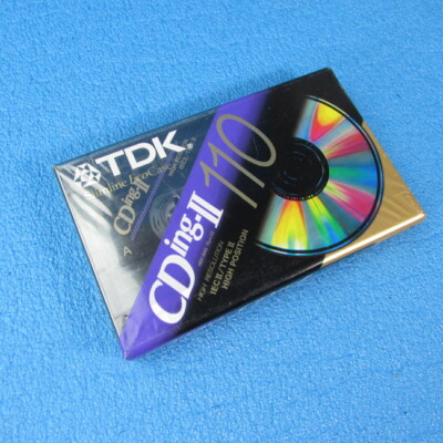 TDK CDing-II 110 Audio Cassette CDING2-110 Type II NEW - Ships Fast! 