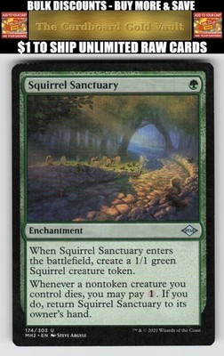 Magic_the_gathering Modern Horizons 2 #174 Squirrel Sanctuary