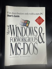 Microsoft Windows for WorkGroups and MS-DOS Users Guide - Paperback