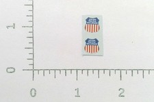 Vintage Union Pacific Railroad Shield Water Transfer Sticker Decal