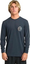 BILLABONG Men's  Long Sleeve Rashguard HOLLOW  KPT0  - Navy - Size  XXLarge