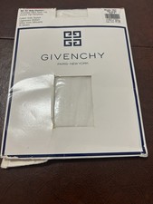 Vintage Givenchy Body Gleamers Pantyhose Style 157 White Size A Denier NOS