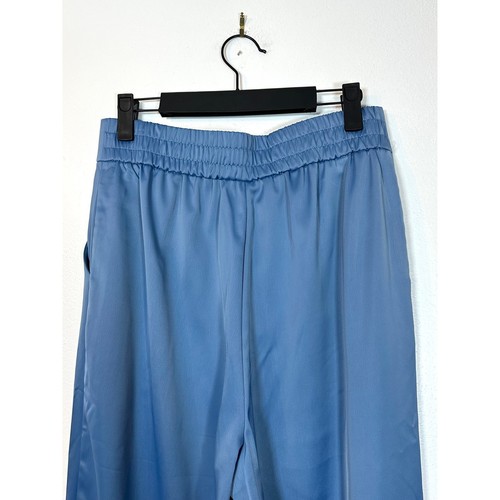 House of Harlow 1960 womens M dusty blue wide leg party pants satin retro feel - Picture 9 of 10