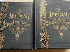 Victorian Imperial Stamp Albums Plus Worldwide Collection Of Stamps
