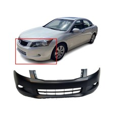 New Primered - Front Bumper Cover For 2008 2009 2010 Honda Accord Sedan 08-10