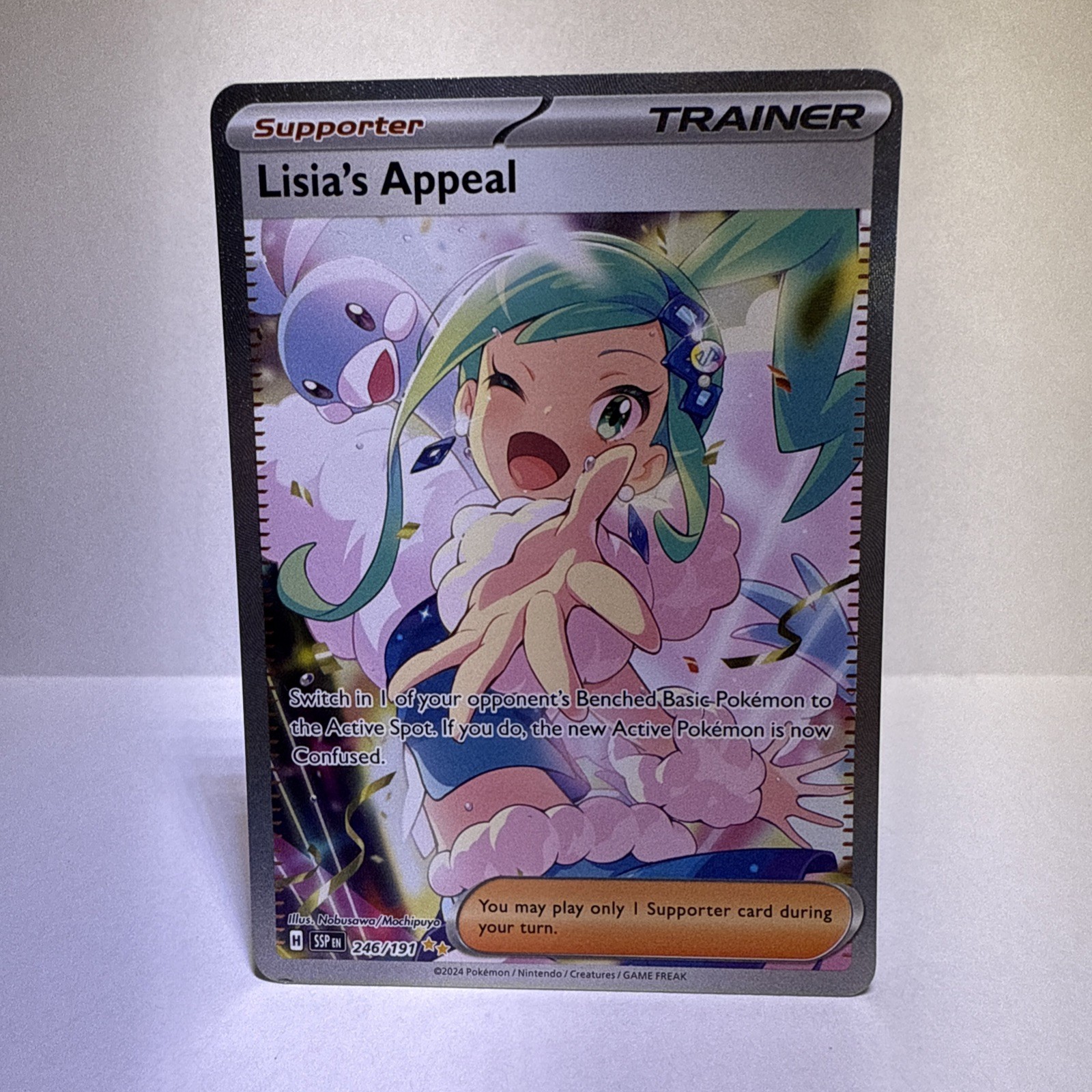 Lisias Appeal 246/191 Surging Sparks Special Illustration Rare LP