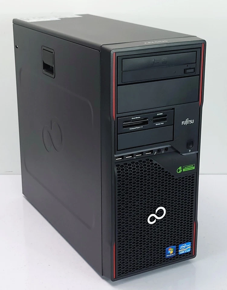 Fujitsu Celsius W410 Windows XP Gamer PC i7-2600 3.40 GHz 250GB DVD-RW 4GB COM - Bild 2 von 4
