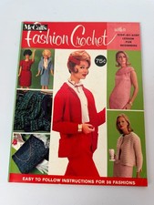 Vintage 1965 McCalls Fashion Crochet Pattern Book- Instructions For 36 Fashions