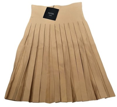 NWT Aleeza Paris Pleated Wonder Skirt In Nugget Size XL