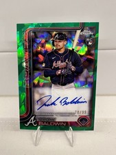 2025 Topps Chrome Sapphire Update - Drake Baldwin /99 Green RC Autograph Braves