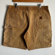 Carhartt B25 BRN faded brown work wear carpenter shorts