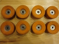 Vintage Vanguard Urethane Rental Roller Skate Wheels Bearings- Lot of 8