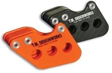 T.M. Guía de cadena trasera Designworks Factory Edition 1 - naranja RCG-KTM-OR Foto 2 de 4