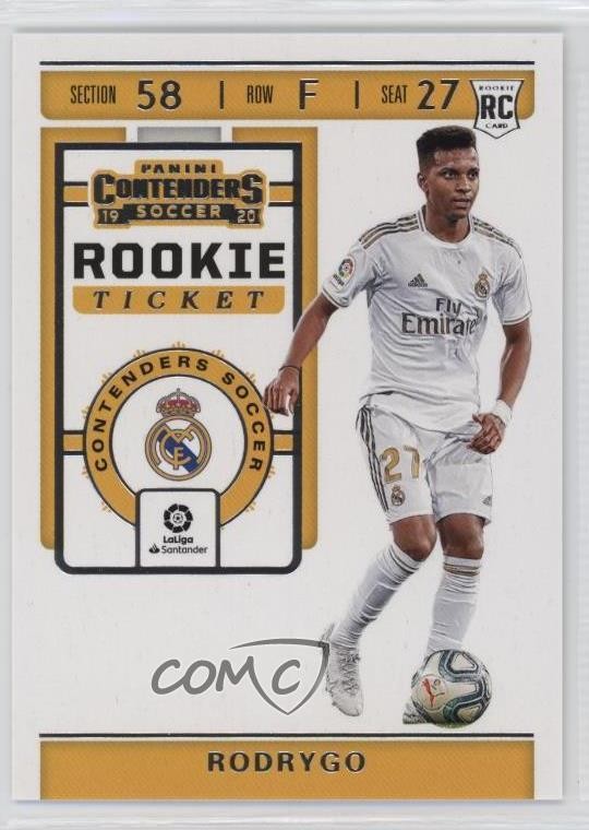 2019-20 Panini Chronicles Contenders Rookie Ticket Rodrygo #RT-7 17yz