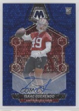 2024 Panini Mosaic Rookies No Huddle Blue Prizm Auto Isaac Guerendo #388 1oa8