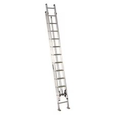 Louisville Ae2224 24 Ft Aluminum Extension Ladder, 300 Lb Load Capacity