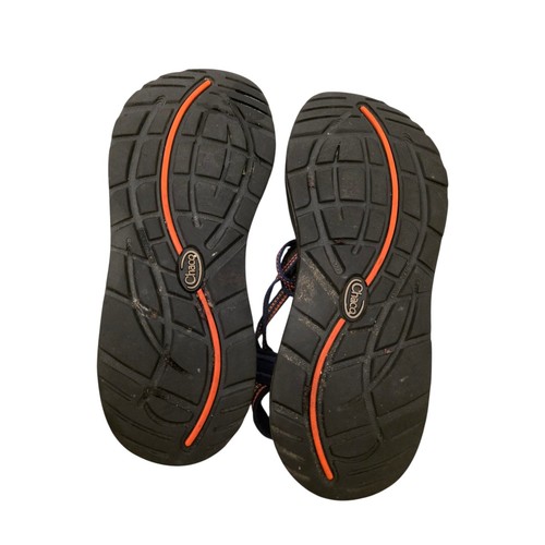 Sandalias para mujer Chaco Z/Cloud con tiras azul naranja talla W9 informales cómodas - Imagen 3 de 9