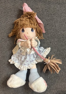 Applause Precious Moments 15  Winnie 1993 Limited Edition Plush Maid Mop Doll