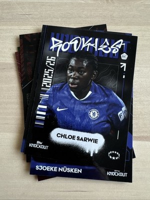 Topps UWCL Knockout 2025/26 Lot Of 6 Cards