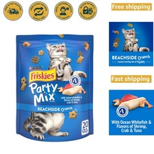 Purina Beachside Crunch Cat Treats, 20 oz - Ideal for All Life Stages