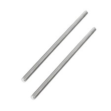 16-Inch Length,Stainless Steel Fully Threaded 5/16" -18(2pcs), Silver