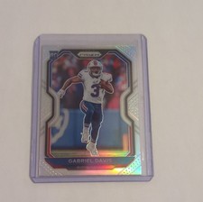 Panini Prizm 2020 Gabriel Davis #312 Rookie Silver Prizm Buffalo Bills NFL Card