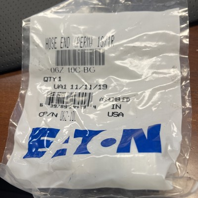 #ad BRAND NEW GENUINE EATON HOSE END FITTING 1S 1R 06Z 10C BG *FREE SHIPPING* $19.99