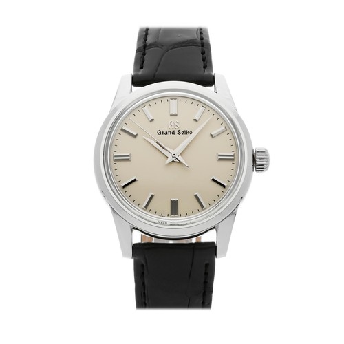 Grand Seiko Elegance Steel Manual Wind 37mm Ivory Dial Strap Watch SBGW231