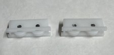 Vinyl Sliding Window Roller With Duble Plastic Wheels Cascade 1 Pair 2 Pcs
