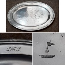 LNER Silver Plate Platter Tray for Railway Dining by Walker & Hall of Sheffield