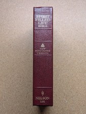 Spirit-Filled Life Bible Jack Hayford 1991 1st Print NKJV Burgunday HCHB Nelson