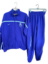Vintage Nike Unisex Soccer warm up Windbreaker Set Purple Sz M