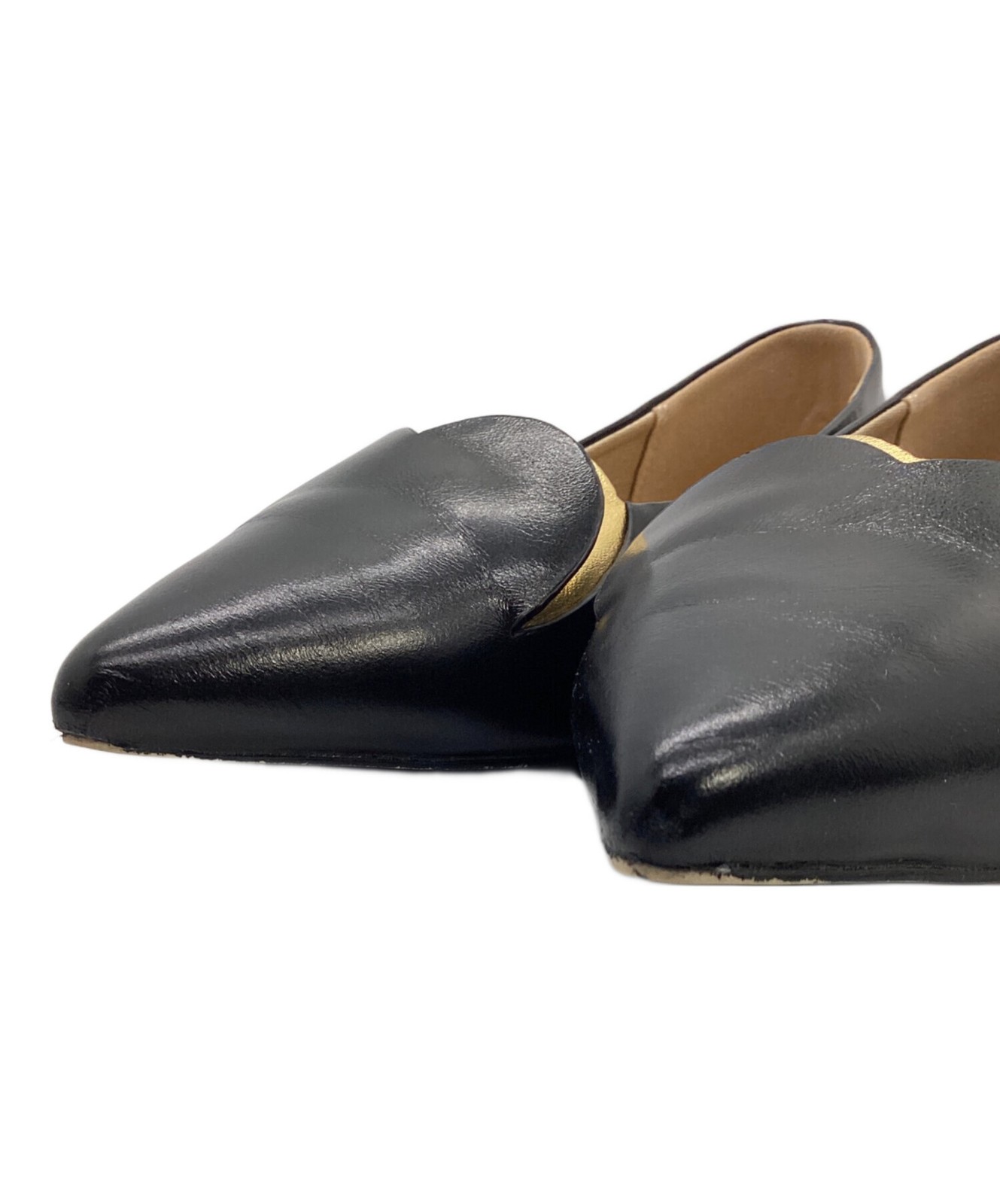 Ameri HEART MOTIF POINTED TOE PUMPS Black Size: S - image 5