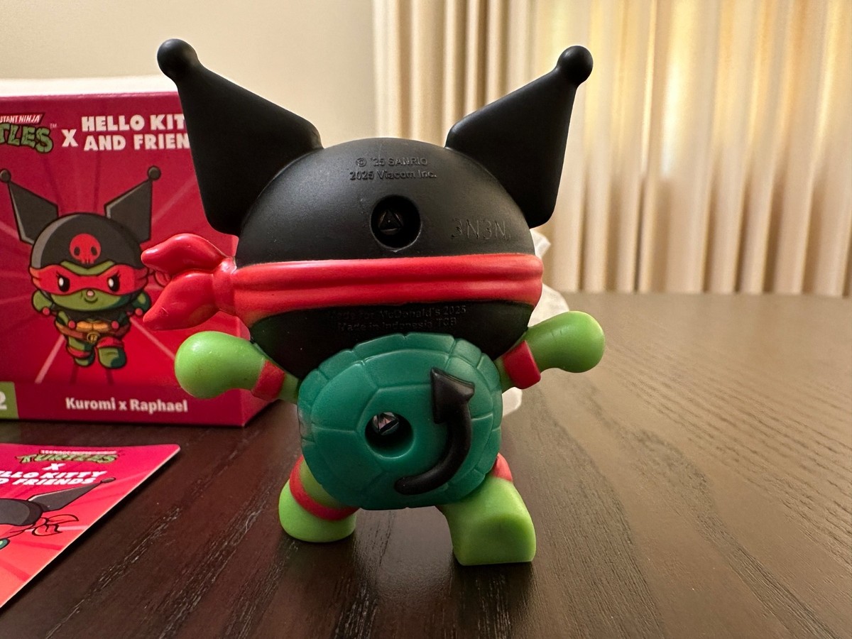 NEW McDonalds Happy Meal Toy TMNT Ninja Turtles Hello Kitty