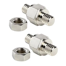 2pcs Standard Side Post Battery Terminal 3/8 16 Stud Extender Extension 