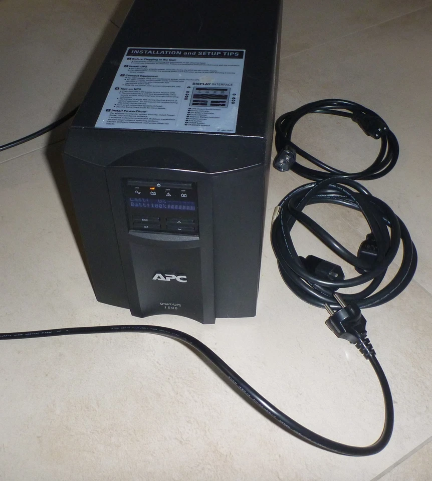 APC USV Smart-UPS 1500VA / 1000W Tower – mit neuen Akkus - Bild 4 von 4