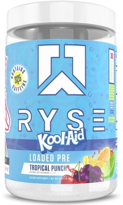 Ryse Loaded Pre Workout Powder - Kool-Aid Tropical Punch - Daily Pre-Workout ...