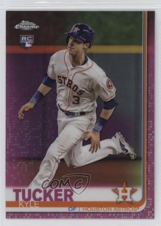 2019 Topps Chrome Pink Refractor Kyle Tucker #39 06l3