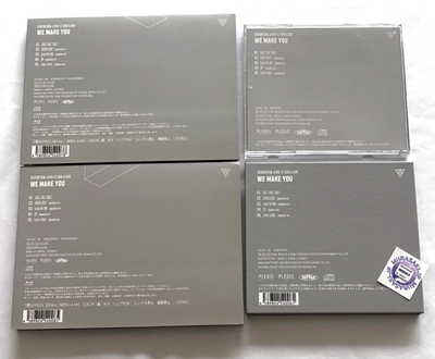 【WE MAKE YOU】 SEVENTEEN 直筆サイン入りCD SEVENTEEN WE MAKE YOU 4 Type Set JAPAN 1st Mini Album CD Blu-ray