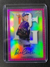2020 Leaf Perfect Game Pierce Coppola Pink Metal Autograph #5/20 Cubs!!!